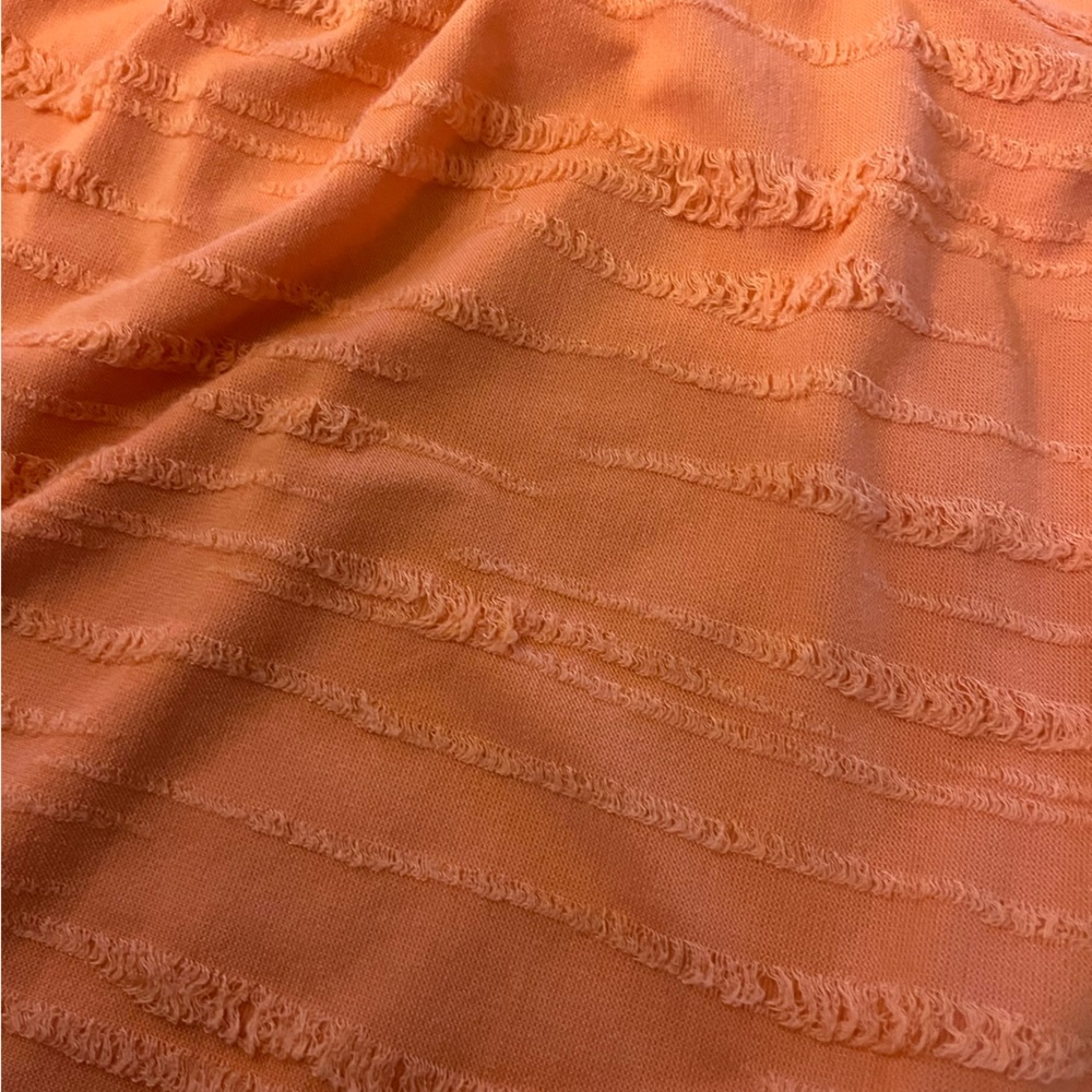 🆕BLACK TAPE RUFFLE STRAP TOP CORAL ROSE SIZE XS NWT - Picture 2 of 9